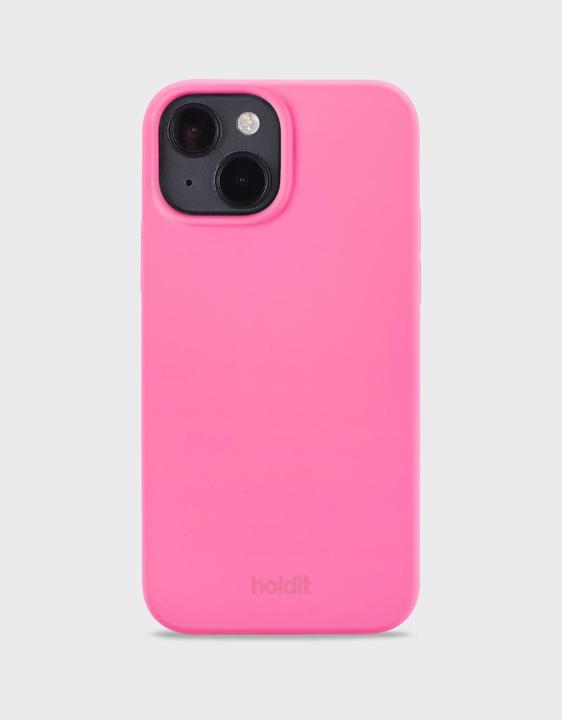 Actual product image Holdit Back Cover Silicone iPhone 14 Pink (Apple iPhone 14)