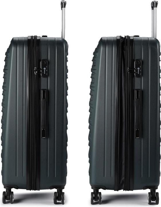 Actual product image Benzi 5493 4 Rollen Kofferset 3-teilig mit Dehnfalte (197 l)