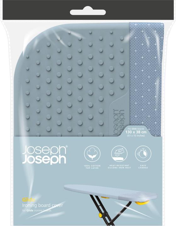 Produktbild Joseph Joseph Ironing Board Cover, Cotton with silicone iron rest- for use with Glide, Grey