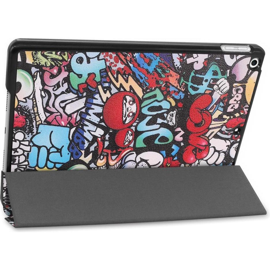Thumbnail - Cover-Discount Tri-fold Smart Case Comics (iPad 2019 (7. Gen)), Tablet Hülle, Mehrfarbig
