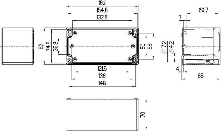 Produktbild Spelsberg TG IP67 enclosure, PC, clear lid (Gehäuse)