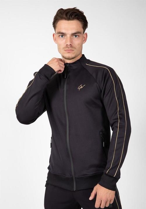 Immagine prodotto Gorilla Wear Giacca da ginnastica reversibile nero/oro (S)