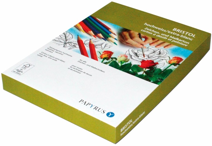 Produktbild Papyrus Bristol A4 160g hochweiss (160 g/m², 250 x, A4)
