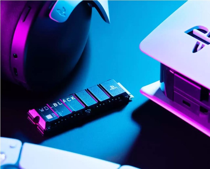 Produktbild WD Black SN850P mit Heatsink für PS5 (1000 GB, M.2 2280)