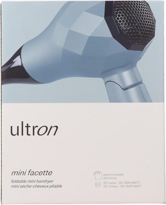 Immagine prodotto Sinelco Ultron Mini Asciugacapelli Pieghevole Blu Ghiaccio