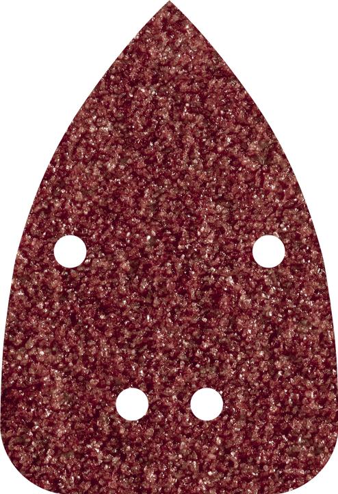 Produktbild wolfcraft 10 Haft-Schleifbl. Korund K80 96x136mm (80)