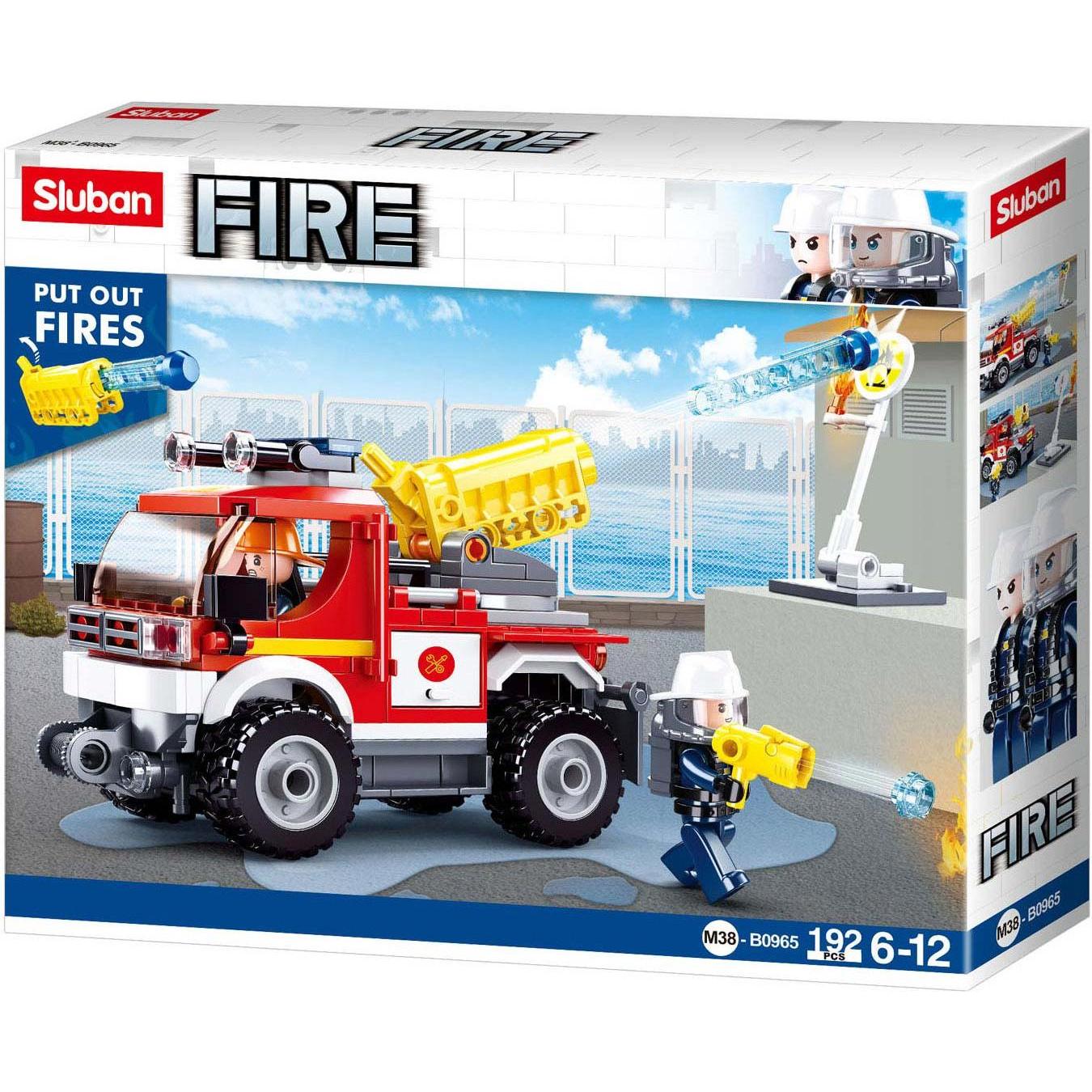 Sluban Offroad-Feuerwehrfahrzeug (M38-B0965)