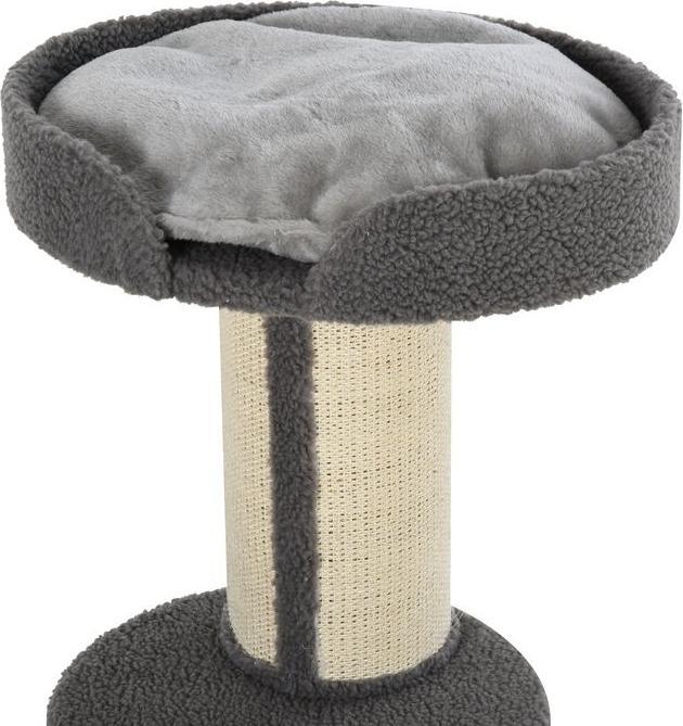 Actual product image Swisshandel24 Cat tree Cat scratching post Cat scratching tree Play tree Scratching post with platform Sisal (91 cm, Grey)
