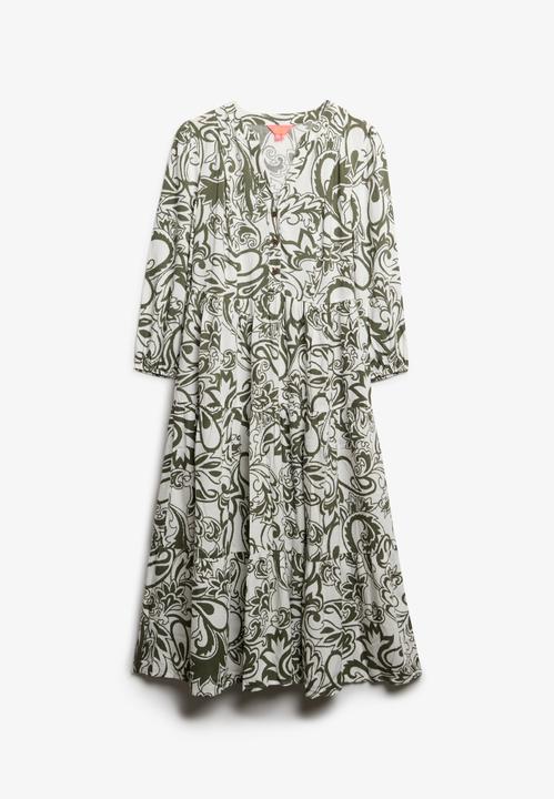 Produktbild Superdry Damen Midikleid mit Rüschen (L)