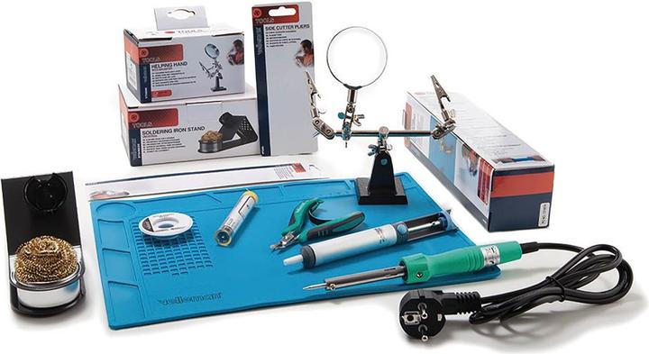 Produktbild Whadda Löt-Einsteigerset (Entlötlitze, Lötdrahtspender, Lötkolben)