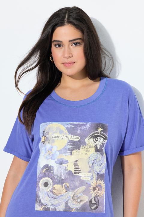 Produktbild Ulla Popken T-Shirt, Oversized, Rundhals, Halbarm, Modalmix (62)