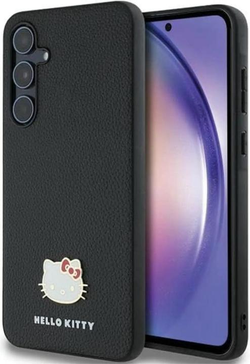 Produktbild Hello Kitty HKHCSA55PGHDLMK A55 A556 czarny/black hardcase Metal Logo Kitty Head (Samsung Galaxy A55)