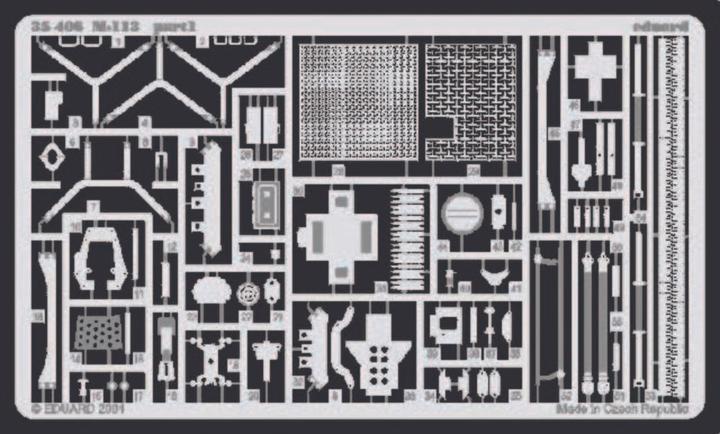 Actual product image Eduard M-113 Photo etching set