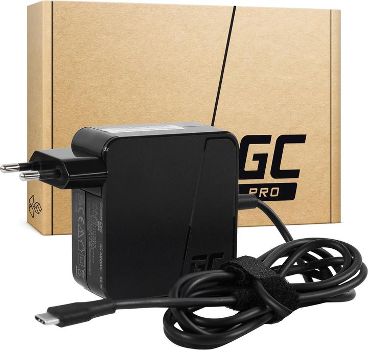Produktbild GreenCell Green Cell AD134PV2 Netzteil & Spannungsumwandler Universal 65 W Schwarz (65 W)