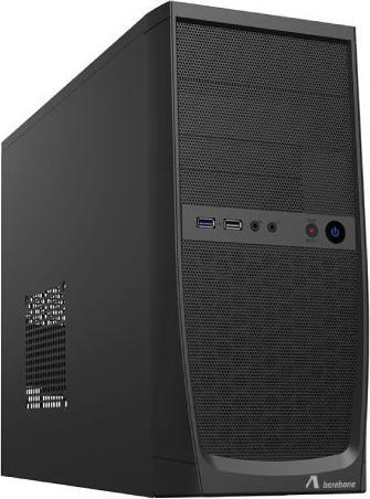 Actual product image ADJ CASE MINI-TOWER NO PSU BK MICROATX/ITX 1*USB2 1*USB3 (mATX, Mini-ITX)
