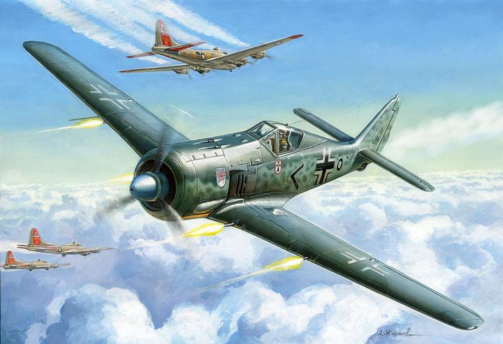 Actual product image Carson 1:72 Dt.Jagdflugz.Focke Wulf 190A4