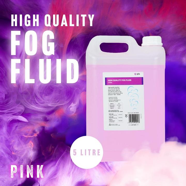 Produktbild BeamZ Nebelfluid 5L High-Density Pink (Nebelfluid)
