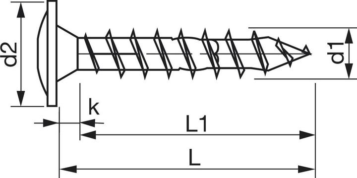Produktbild Spax Tellerkopf T-Star Plus T30 Vollgewinde Wirox (200 Schrauben pro Stück, 6 x 60 mm)