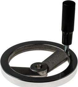 Actual product image RS PRO Handwheel,2-spoked,aluminium,160mm dia.