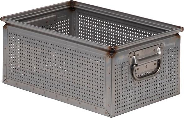 Magni BOÎTE À TROUS EN ACIER GR.272-4 ACIER INOXYDABLE MM L=450 P=300 H=200