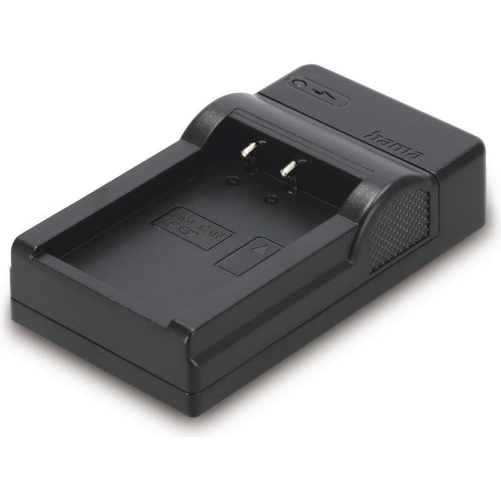 Hama Travel Batterie für Digitalkamera USB (Akku), Kamera Stromversorgung, Schwarz