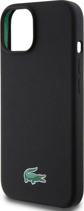 Actual product image Lacoste LCHMP15MSLOK iPhone 15 Plus 6.7" czarny/black hardcase Silicone MagSafe (Apple iPhone 15 Plus)