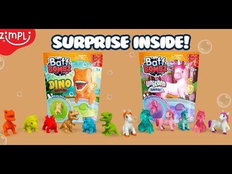 Produktbild Zimpli Kids Zimpli Baff Bombz Überraschungs-Dino-Figur, grosse Badebombe (Badekugeln)