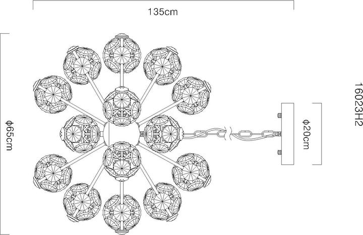 Produktbild Globo Floriella (7600 lm)