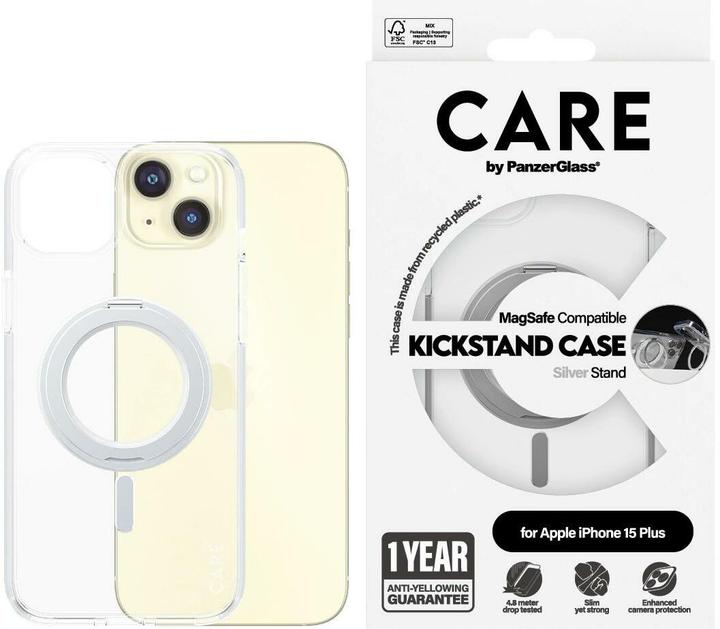 Produktbild Care Case Feature Silver Kickstand&MagSafe (Apple iPhone 15 Pro Max)