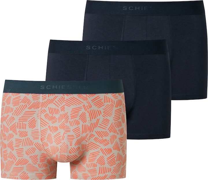 Produktbild Schiesser 3er Pack 95/5 Organic Cotton Retro Short / Pant (7, 3er Pack)