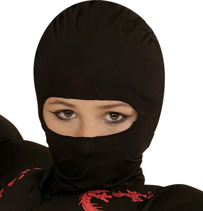 Produktbild Widmann Ninja Maske Schwarz Kindergrösse