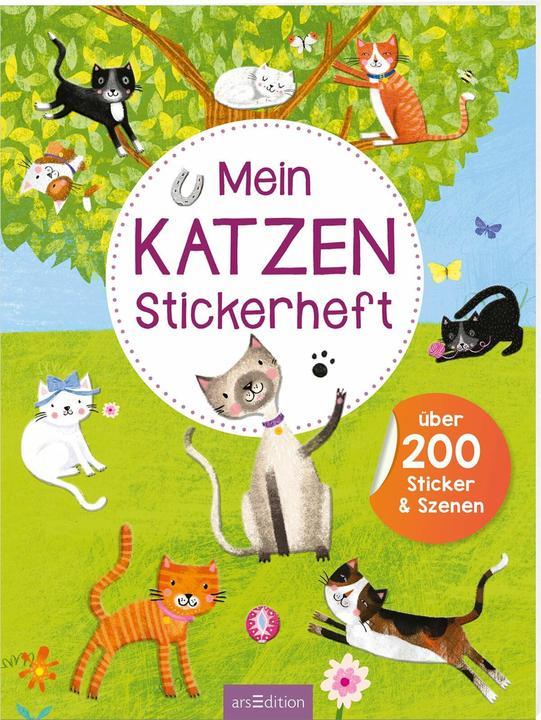 Produktbild Stickerheft - Katzen