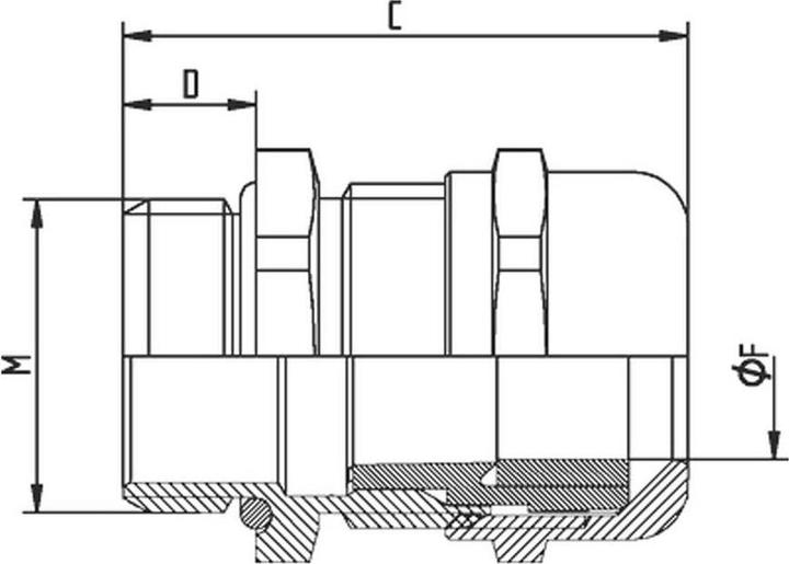 Actual product image Lapp Cable gland with strain relief