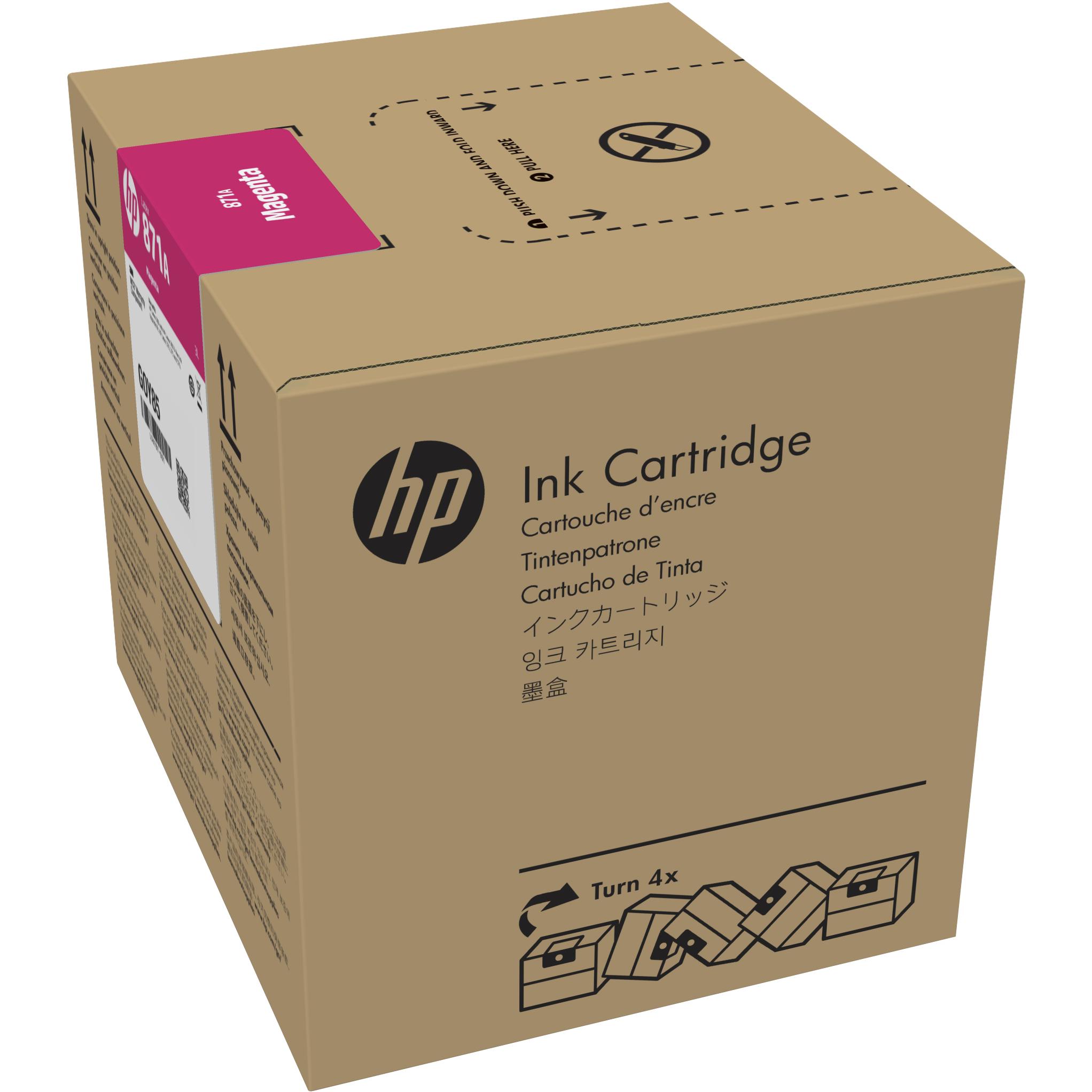 HP, Druckerpatrone, 871C - 3000 ml - Magenta - Original - Tintenpatrone (M)
