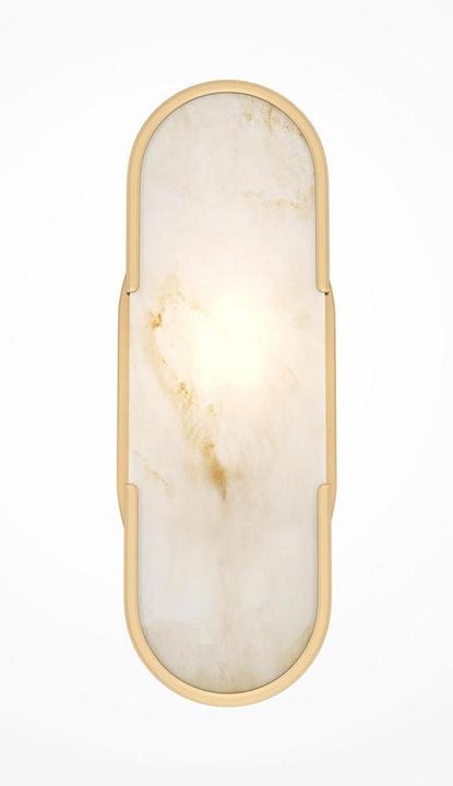 Actual product image Maytoni Marmo Wall Lamp, Wall Lamp E14 Stone Gold Colour (E14)