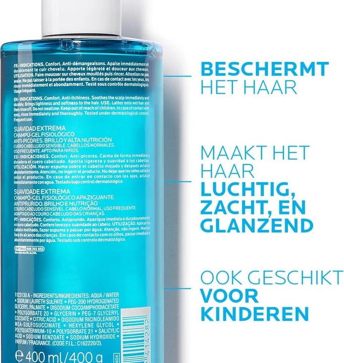 Immagine prodotto La Roche Posay Kerium Extra Gentle (Shampoo liquido, 400 ml)