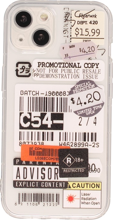 Produktbild PhoneLook Hülle Aufkleber Vintage Sticker Price-tag collage (Apple iPhone 13)