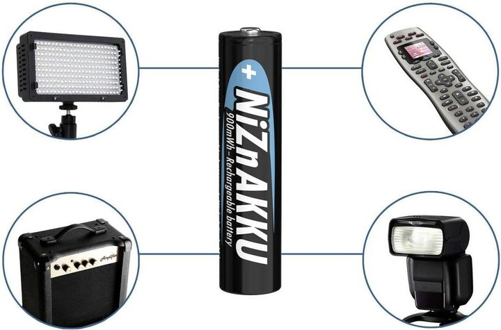 Image du produit Ansmann Pile NiZN (4 pcs, AAA, 550 mAh)