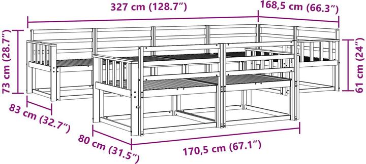 Produktbild vidaXL Gartenmöbel