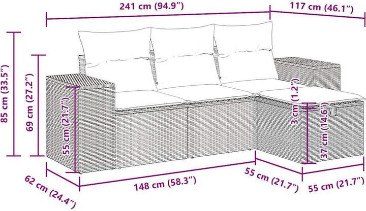 Produktbild vidaXL Kaia