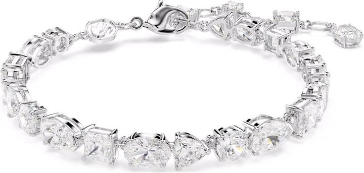 Immagine prodotto Swarovski Mesmera Armband Verschiedene Schliffe Weiss Rhodiniert (20.50 cm, Metallo Swarovski)