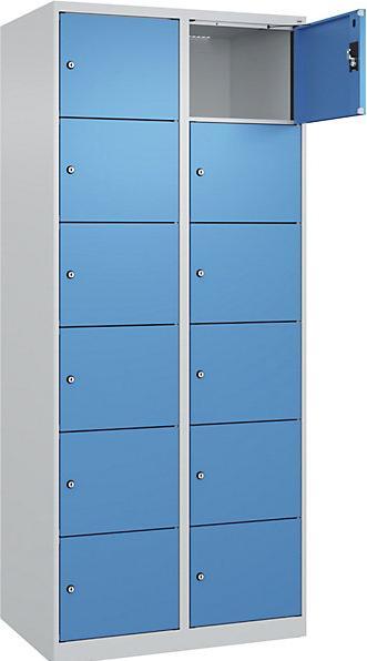 Actual product image kaiserkraft 6-compartment locker Evolo PLUS (80 cm, 185 cm)