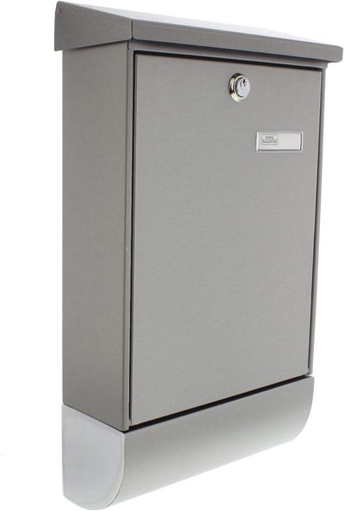 Image du produit Burg Wächter Kit boîte aux lettres acier inoxydable LxHxP 300/500/110 mm Oslo 37670 NI avec rabat Boîte à