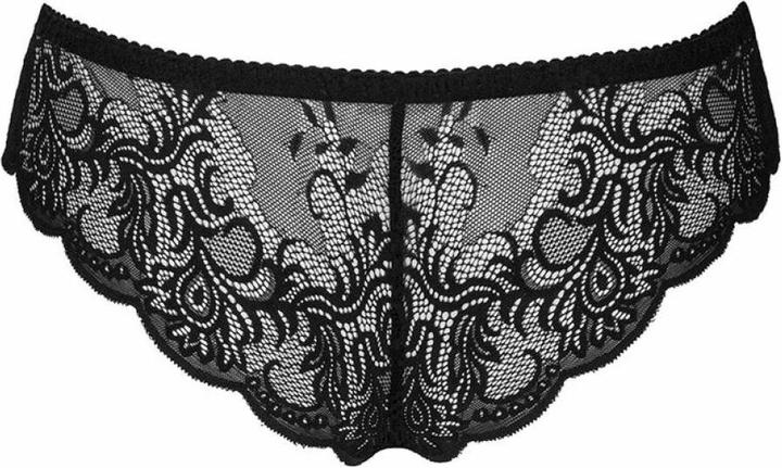 Produktbild LivCo Corsetti Fashion Love Story Lc 90679 Panty Mit Schrittfreien Ohne Schwarz (M)