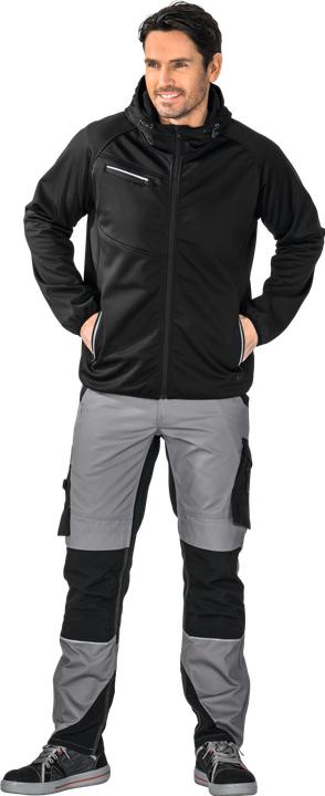 Planam Fog Softshelljacke schwarz XS S