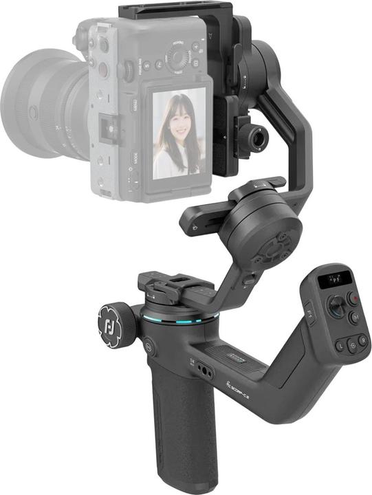 Actual product image Feiyu SCORP-C2 3-Axis Handheld Gimbal for Camera (Single-lens reflex camera, System camera, 3.50 kg)