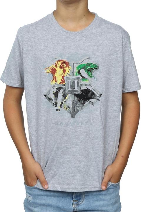 Immagine prodotto Hogwarts Painted Crest Maglietta Ragazzi (128)