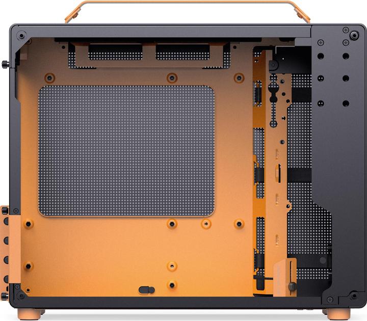 Productafbeelding Jonsplus MATX Handgreepkoffer Z20 - Zwart-Oranje (Mini-ITX, mATX)