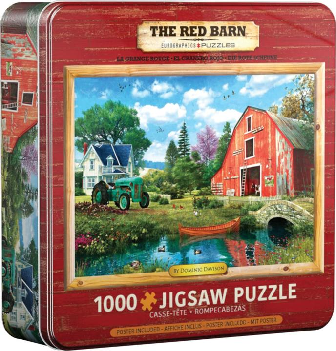 Actual product image Eurographics The red barn (1000 pieces)