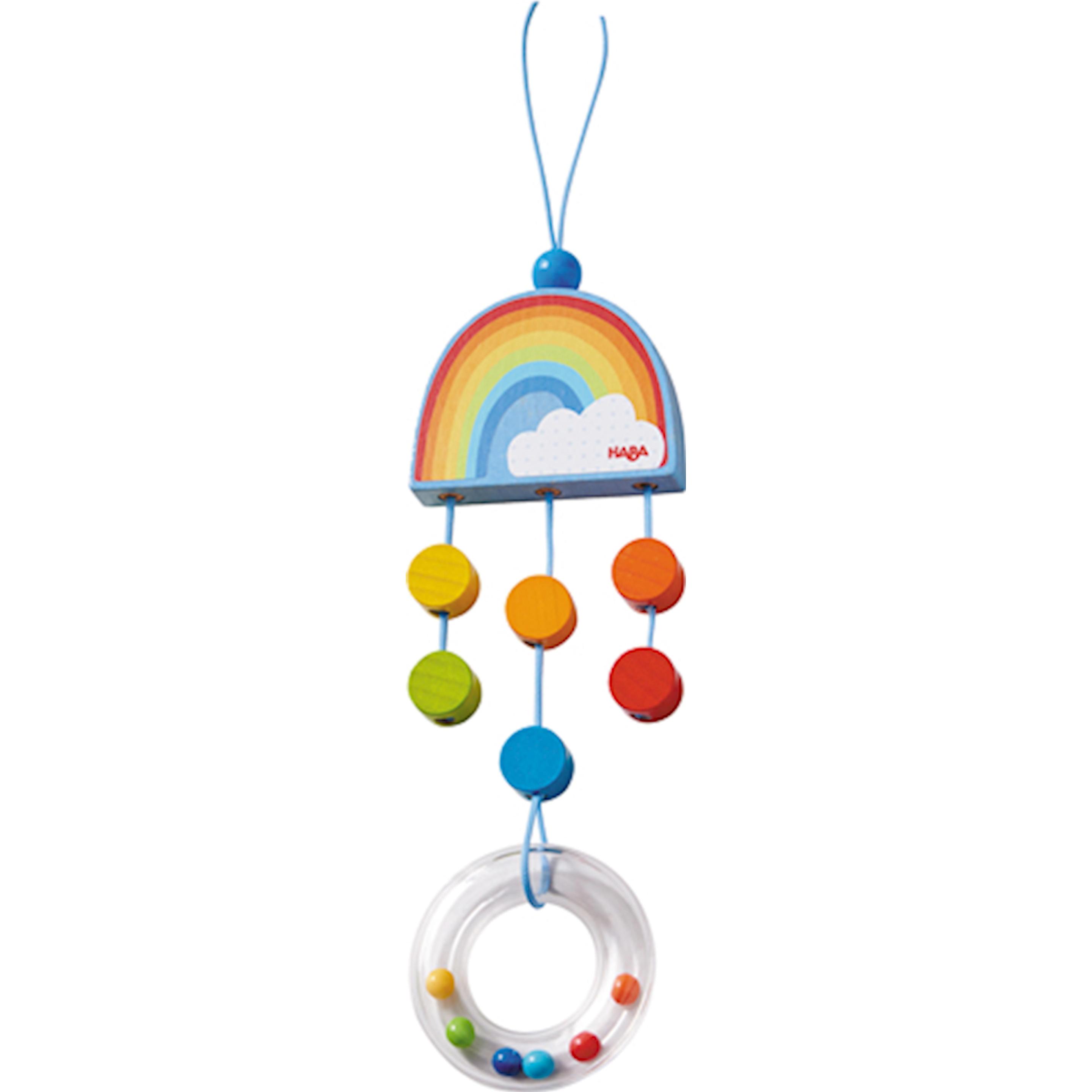Haba, Kinderwagenspielzeug, Hängefigur Regenbogen